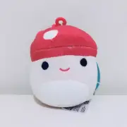 Squishmallow 3.5" Malcolm the mushroom clip on BNWT USA exclusive