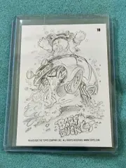2020 Topps Garbage Pail Kids Krashers Barf Bucket Rough Art Insert