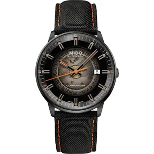 MIDO 美度 官方授權 COMMANDER 香榭漸層機械錶 送禮推薦-40mm M0214073741100