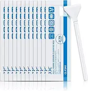 Professional Camera Sensor Cleaning Kit, 12PCS 24mm Full Frame Sensor Cleaning Swabs Camera Sensor Cleaning Swab Cleaner Tool for DSLR SLR Mirrorless Camera Full-Frame CCD and CMOS Sensors