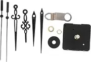 Mipcase 1set DIY Clock Mechanism Silent Movement Long Shaft Quartz Motor for Wall Clocks Precise Timekeeping and Non-Ticking Replacement Parts for Crafting and Repair