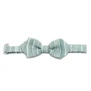 3090Y papillon boy BABY GRAZIELLA green linen bow tie