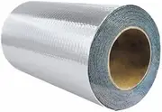 5m Waterproof Tape Butyl Rubber Aluminium Foil Roof Pipe Caravan Repair Flashing, Ideal for Caravan and HVAC, Strong Adhesion and Flexible