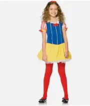 Snow White Princess Child Girls Costume Large 10-12