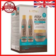 Kativa Tech Kativa Post Relaxer Kit X 3 Pack Shampoo + Conditioner X 250 Ml + UK