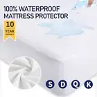 Mattress Protectors Topper Waterproof Fitted Terry Cotton Sheet Cover 1/2Pack AU