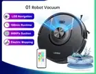 Smart Robot Vacuum Cleaner LDS Lidar Home Floor Washing Carpet Pet Hair Clean US