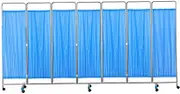 Hospital Partition Screen,with Silent Lockable Casters Portable Office Divider,for Hospital Clinic Home
