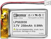 EEMB 3.7V Li-ion 502030 Battery 250mAh Lipo Battery Rechargeable Lithium Polymer ion Battery Pack with JST 2.0 Connector for Nextbase Dashcam Battery Replacement