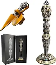Magic Wand Dice Unique Roulette Dice Set for D20 D12 D10 D8 D6 D4 D100 Dungeons and Dragons Wheel Scooter Collectible Game Dice for Leprechaun Brass