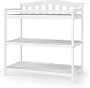 Child Craft Arched Top Changing Table with Pad, Matte White