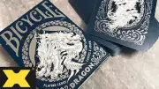 Bicycle Dragon Playing Cards (Blue) Playing Cards by USPCC