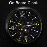 1x Luminous Clock Diamond Quartz Analog Watch Stick On Car Clock Accessories (for: Peugeot)