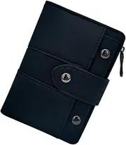 [FuninCrea] Women's Purses, PU Leather, Small Women's Purse, Bifold Purse, Women's Short Wallet with Zip Pocket and Multiple Slots for Work, Travel