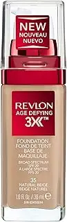 [Revlon] Age Defying 3X Foundation, Natural Beige, 30ml