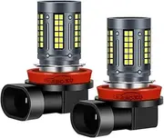 Ruiandsion H8 H11 LED Daytime Running Light White 2016 84SMD Chips 10-30V Non Polarity for Car Fog Light Daytime Running Light DRL Pack of 2