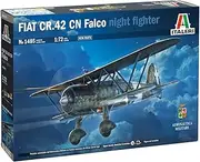 Italeri 1485 FIAT CR.42 CN "Falco" Night Fighter, 1:72 Scale, Plastic Model Kit/Model Assembly