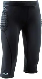 [Precision] Childrens/Kids Padded 3/4 Baselayer Goalkeeper Thermal Bottoms