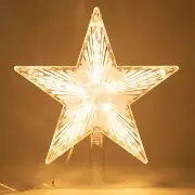 Christmas Tree Topper Star Warm White Light Christmas Tree Decor for Christma...