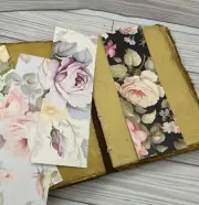 10 Asstd floral junk journal belly bands ephemera Handmade Scrapbooking