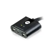Aten Peripheral Switch 4x4 USB 2.0, 4x PC, 4x USB 2.0 Ports, Remote Port Selector, Plug and Play, Hot Pluggable