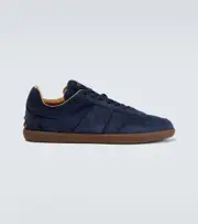 [Tod's] Tod's Tabs suede low-top sneakers UK 8.5 blue