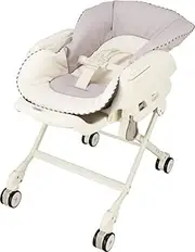 Combi Nemurilla FF High-Low Chair, Reversible Seat Model, Sesame Gray, 0 Months and up