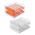 Refrigerator Food Egg Storage Box Rack Fridge Drawer Shelf Kitchen Organizer