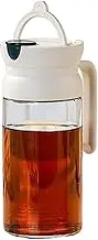 Oil Dispenser | Vinegar Dispenser Bottle with Automatic Cap,Glass Cruet, Leak-Proof Vinegar Container for Home Restaurant Counter