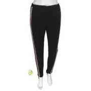 Gucci Crystal Trousers Technical Jersey Stirrups Jogger Pants Black Sz XS