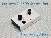 Replacement Control Pod White Over Black for Logitech Z-2300 Computer Speakers