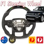 LED Shift Lights Carbon Fiber Steering Wheel For Land Rover Sport ✧