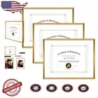 Gallery Wall Ready 14x11 Metal Frame Set – Bronze Finish, Perfect for Home Decor