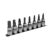 Hex Socket Bit Set Lock-On™ 8pc 3/8"Sq Drive - Imperial AK65603 Sealey New
