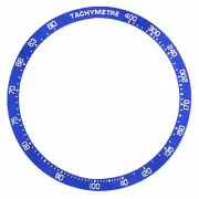 BEZEL INSERT FOR 43MM TAG HEUER CARRERA CV2A10 DAY DATE AUTO CHRONOGRAPH BLUE
