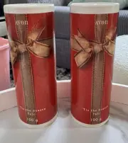 avon talc Christmas Edition X 2 SOFT MUSK, FREE POSTAGE stock