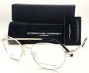 New PORSCHE DESIGN P'8306 B 51-18 Shiny Silver Titanium Frames Reading Glasses