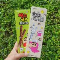 在飛比找蝦皮購物優惠-（即期牛奶味1個）韓國蠟筆小新跳跳糖巧克力餅乾棒跳跳糖牛奶味