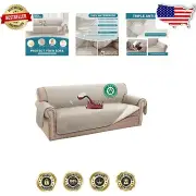 Sleek Premium Sofa Cover with Triple Non-Slip Features & Machine Washable Care