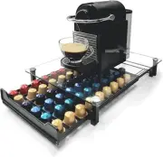Coffee Pod Holder Storage Drawer Compatible with Nespresso Coffee Pods Kitchen