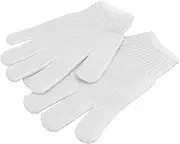 Ipetboom 1 Pair Parrot Gloves Anti Pet Bite Glove Anti Pet Bite Hand Protector Parrot Anti-bite Gloves Gauntlet Bird White Small Parrot Long Tail Steel Wire Work