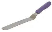 Spatula w/Offset, Purple PP Hdl, 8-1/2" x 1-1/2" Blade, Allergen Free (12 Each)