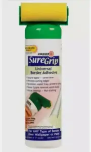6 Bottles Zinsser SureGrip Universal Border Adhesive ROLLER 1 pt. 6 Pack