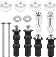 Toilet Seats Screws, Toilet Seat Lid Hinge, Solid Sturdy Replacement Kit, Slow Soft Close Toilet Seats, Formaldehyde Material Hygienic, Esay to Use, Portable for Bathroom