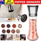 Manual Stainless Steel Salt and Pepper Grinder Mill Shaker Adjustable Kitchen