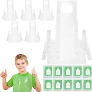 Disposable Aprons Kids 100PCS - Plastic Aprons Small Clear Polytene Kids Apron W