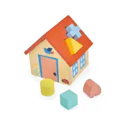 Mentari Shape Sorter House Kids/Children Interactive Play Wooden Toy 18m+