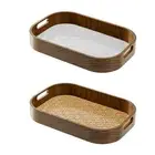 Begonia Flower Plate Multifunctional Dessert Tray for Home Cabinet Pantry