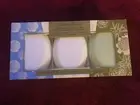 Crabtree& Evelyn Essential Soap Trio- 3- 6.5 oz bars- NIB