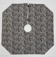 Animal Print Zebra Christmas Tree Skirt